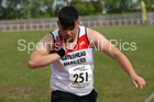 Boys under-15 shot , North Eastern Track and Fields Champs., Middlesbrough. Photo: David T. Hewitson/Sports for All Pics